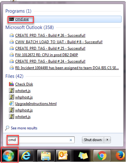 Figure 5 - Finding The Command Prompt