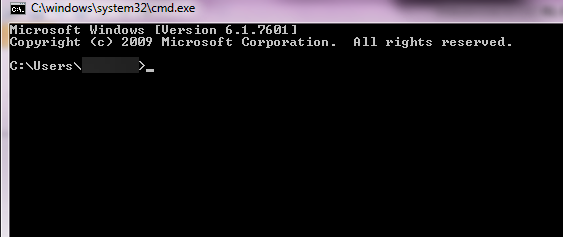 Figure 6 - Command Prompt